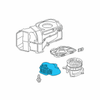 OEM 2008 Chrysler Crossfire Resistor-Blower Motor Diagram - 5096900AD