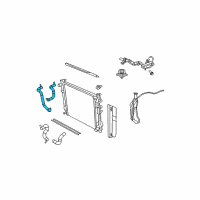 OEM Dodge Hose-Radiator Inlet Diagram - 5005316AB