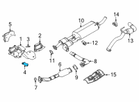 OEM Nissan Gusset-Container Diagram - 20817-9BT0A