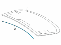 OEM BMW 430i xDrive COVER, REAR WINDOW, TOP Diagram - 51-31-9-881-190