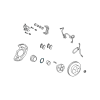 OEM 2017 Toyota Sienna Wheel Bearing Snap Ring Diagram - 90520-79002