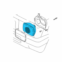 OEM 1990 Toyota Supra Sealed Beam Diagram - 00234-60H54