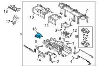 OEM 2022 Hyundai Elantra BLOWER UNIT ASSY-BATTERY COOLI Diagram - 37580-BY000