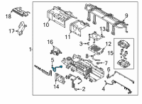 OEM 2022 Hyundai Elantra CABLE-POWER, POSITIVE HIGH VOLT Diagram - 37563-BY000