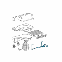 OEM Hyundai Tiburon Wiring Assembly-Blower Diagram - 97192-2C000