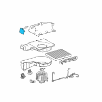 OEM Hyundai Tucson Inlet Door Actuator Diagram - 97124-2D000