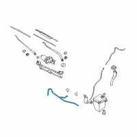 OEM Kia Hose Assembly-Windshield Washer Diagram - 986501G100