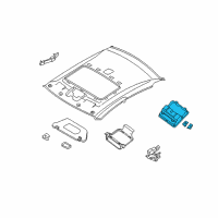 OEM 2013 Nissan Altima Lamp Assembly Map Diagram - 26430-ZX03C