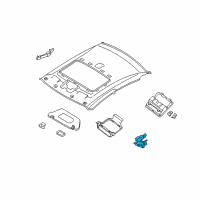 OEM 2010 Nissan Altima Switch Sunroof Diagram - 25450-ZX00B