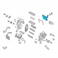 OEM 2016 Hyundai Azera Core & Seal Assembly-Evaporator Diagram - 97140-2T000
