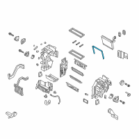 OEM Kia Optima Seal-Evaporator Diagram - 972013S000