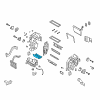 OEM 2012 Hyundai Azera Insulation-Evaporator, Lower Diagram - 97258-3S000