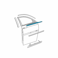 OEM Chrysler WEATHERSTRIP-Front Door Belt Diagram - 5054116AH