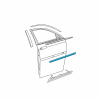 OEM 2007 Chrysler Pacifica Molding-Front Door Diagram - 5174846AA