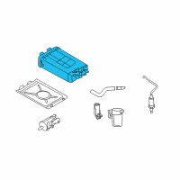 OEM Hyundai Sonata CANISTER Assembly Diagram - 31420-0A000