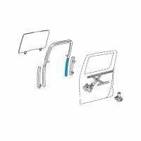 OEM 2012 Toyota Tacoma Run Channel Diagram - 68145-04020