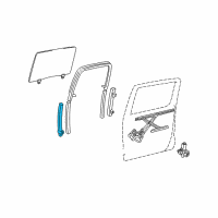 OEM 2013 Toyota Tacoma Guide Channel Diagram - 67406-04030