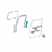 OEM 2020 Toyota Tacoma Guide Channel Diagram - 67407-04030