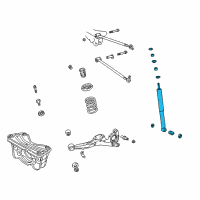 OEM 1997 Toyota RAV4 Shock Diagram - 48531-49275