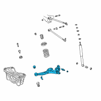 OEM 2000 Toyota RAV4 Arm Sub-Assy, Rear Suspension, RH Diagram - 48711-42904