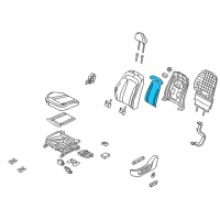 OEM Kia Optima Heater-Front Seat Back Diagram - 883952TAC0