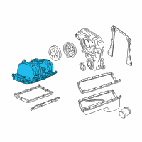 OEM 2002 Dodge Durango Intake Manifold Diagram - 4897490AC
