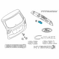 OEM 2019 Ford Fiesta Lock Switch Diagram - C1BZ-54432A38-A