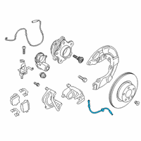 OEM 2019 BMW X7 Brake Hose Rear Diagram - 34-32-6-883-447