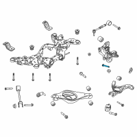 OEM 2012 Ford Explorer Track Bar Rear Bolt Diagram - -W715419-S439