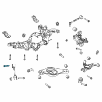 OEM Lincoln Continental Mount Bracket Bolt Diagram - -W711107-S439