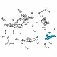 OEM 2019 Ford Explorer Upper Control Arm Diagram - DB5Z-5A804-D