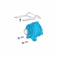 OEM 2003 Ford Crown Victoria Alternator Diagram - 4U2Z-10V346-ERRM