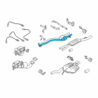 OEM BMW 535i xDrive Catalytic Converter Diagram - 18-30-7-541-847