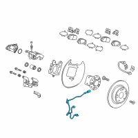 OEM 2021 Honda HR-V Harness, L. (4WD) Diagram - 47560-T7X-013