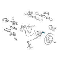 OEM 2007 Acura TSX Bolt, Wheel (Thai Meira) Diagram - 90113-S5H-005