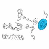 OEM 2016 Acura ILX Disk, Front Brake Diagram - 45251-T2F-A82