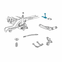 OEM 2001 Ford Taurus Stabilizer Bar Diagram - F6DZ-5A772-BB