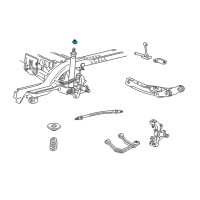 OEM 2004 Ford Taurus Coil Spring Insulator Diagram - F6DZ18198AA