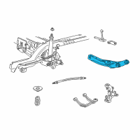 OEM 1997 Ford Taurus Lower Control Arm Diagram - 1F1Z-5A649-AA