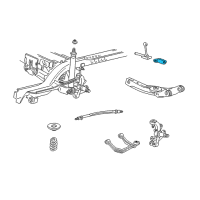 OEM 2003 Ford Taurus Stabilizer Bar Bracket Diagram - YF1Z-5B498-CA