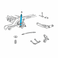 OEM 2000 Mercury Sable Strut Diagram - YF1Z-18125-C