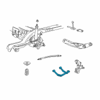 OEM 1997 Mercury Sable Upper Control Arm Diagram - F6DZ-5500-CB