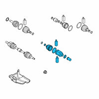 OEM 2020 Kia Soul Joint Kit-Fr Axle Di Diagram - 49582K0220