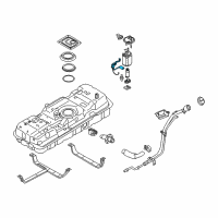 OEM Kia Fuel Pump Sender Assembly Diagram - 944604D700
