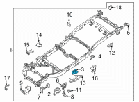 OEM 2020 Nissan Frontier Bracket-Cab Mounting, 2ND Diagram - 95122-7S000