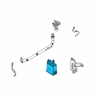 OEM 2004 Ford Focus Vapor Canister Diagram - 3S4Z-9D653-AA