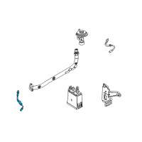 OEM 2000 Ford Focus Rear Oxygen Sensor Diagram - XS2Z-9G444-AA