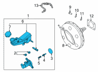 OEM Kia Seltos Cylinder Assembly-Brake Diagram - 58510Q5150