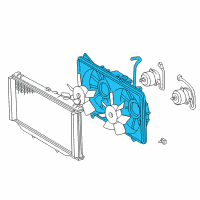 OEM Shroud, Fan Diagram - 16711-46350