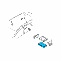 OEM Nissan Murano Power Control Unit-Telephone Diagram - 28383-3YS1A